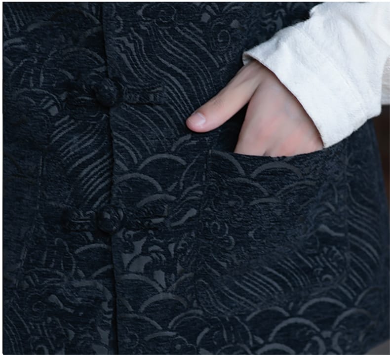 "男性用の中国民族衣装のベスト