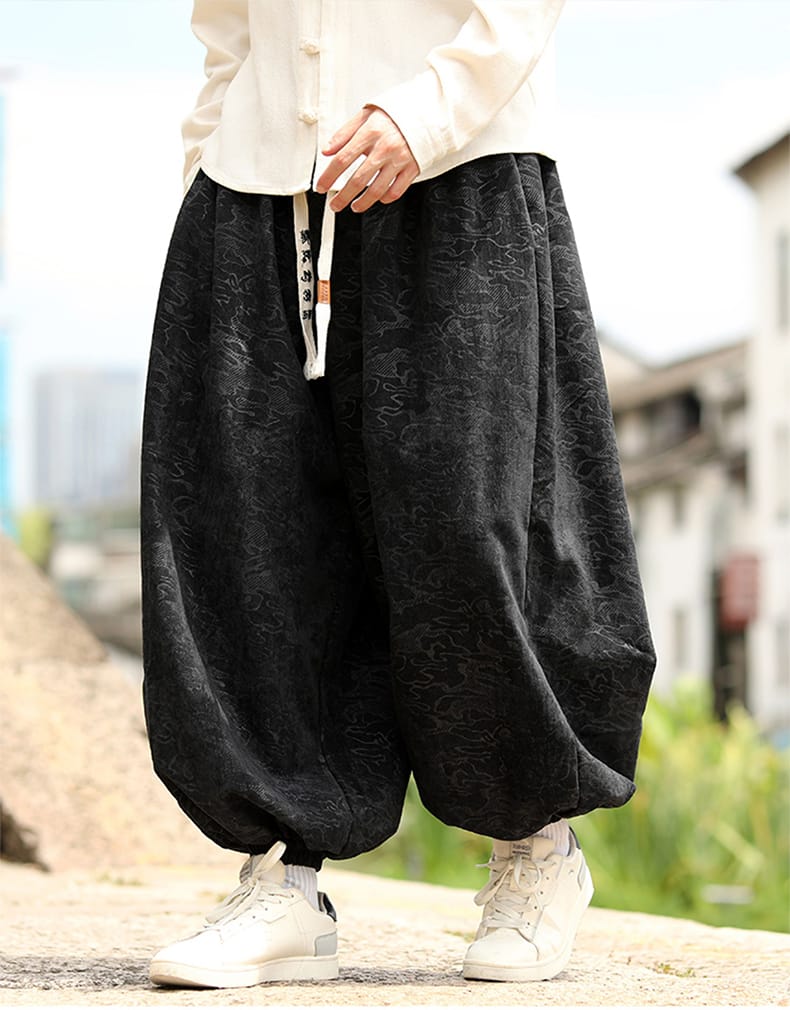 メンズのチャイナパンツ