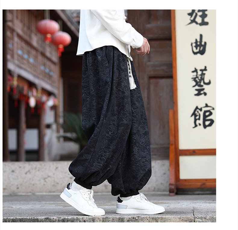 チャイナカンフー如意パンツ