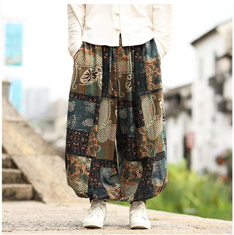 チャイナカンフー如意パンツ