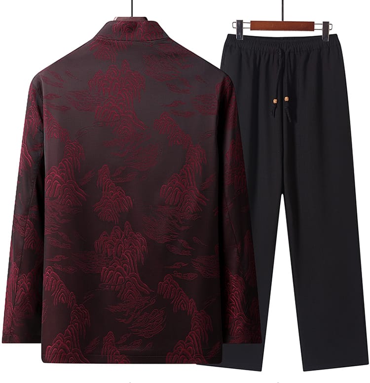 上下セットメンズチャイナジャケット