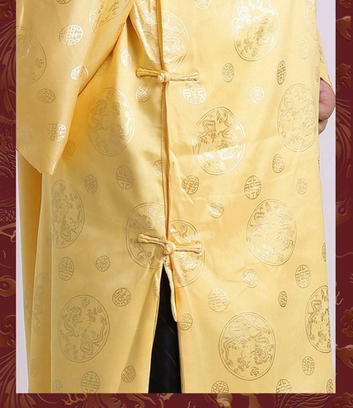 男性の中国服パオ