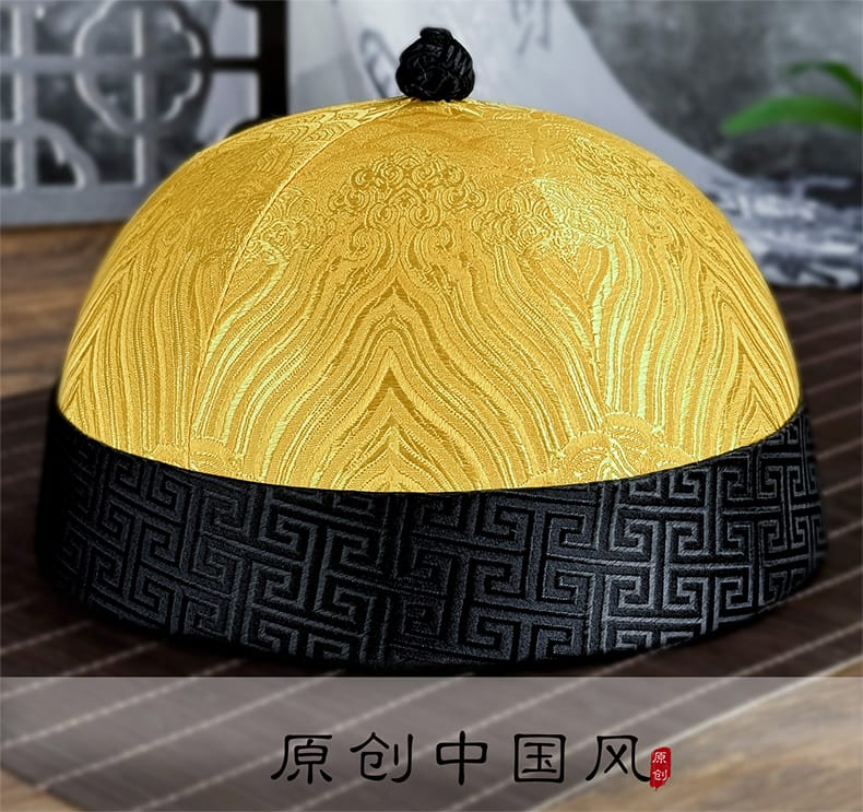 男性用の瓜皮帽