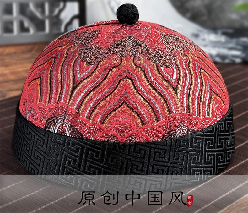 メンズの中華風帽子　