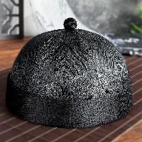 瓜皮帽（グワピーマオ）は中国伝統スタイルのおわん型帽子です。