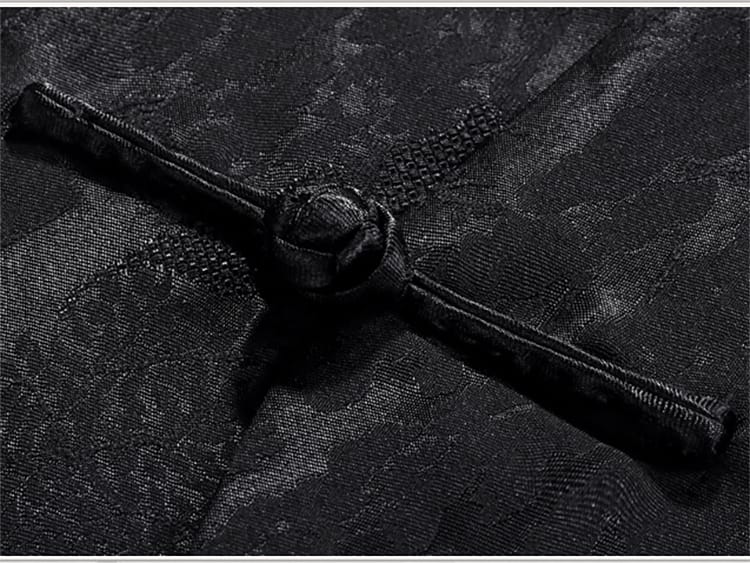 メンズの丈長中国服