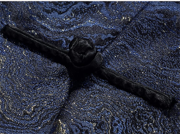 メンズの丈長中国服