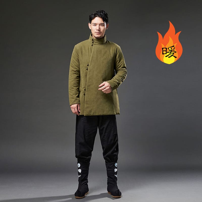 光沢のあるスノーフレークサテンを使用した中綿ジャケット