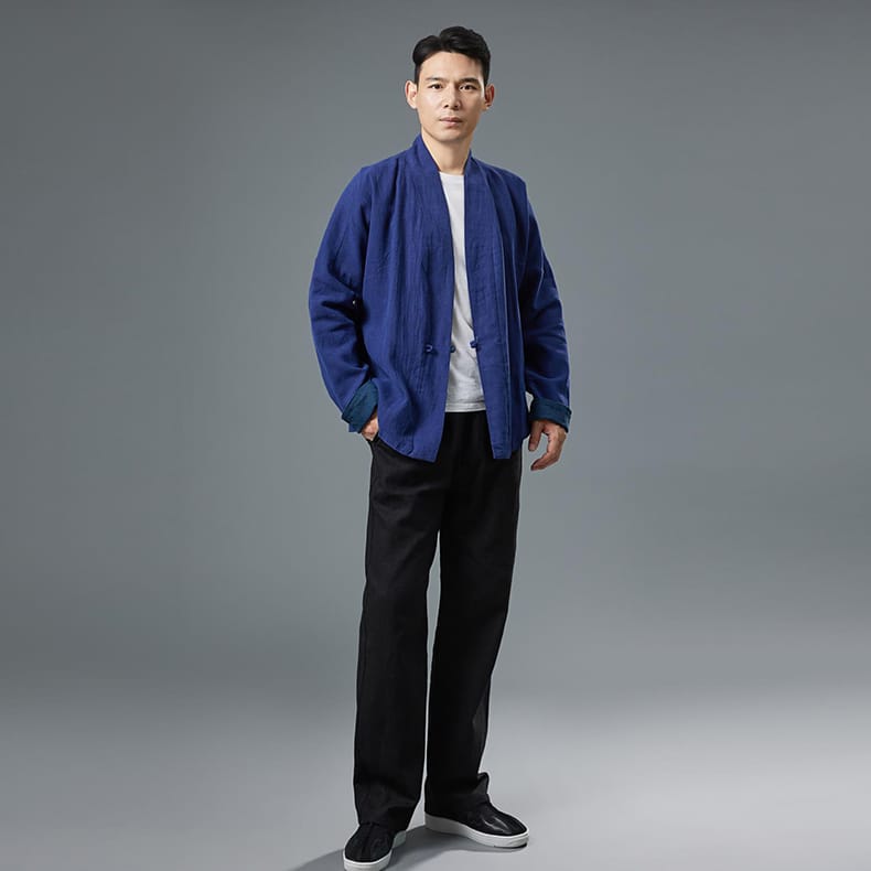男性用のチャイナボタンジャケット