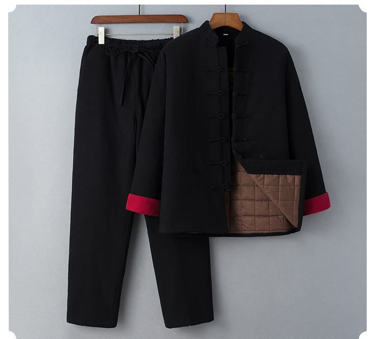 メンズチャイナ服セットアップ