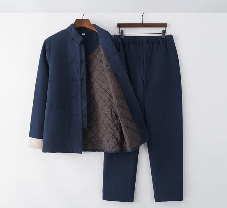 男性用の防寒チャイナ服