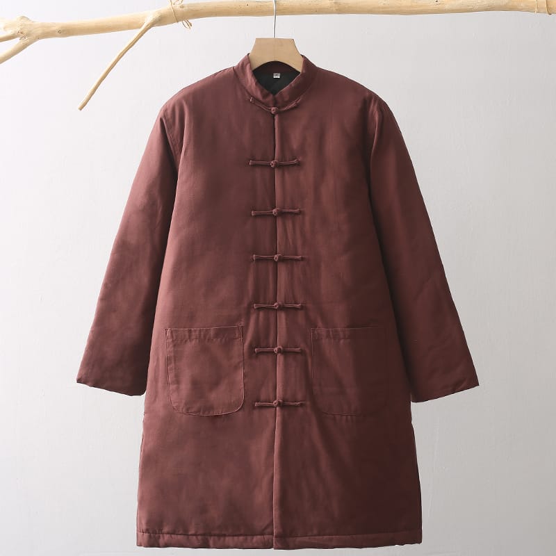 男性用の丈長カンフー服