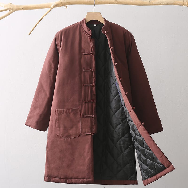 男性用の防寒チャイナ服