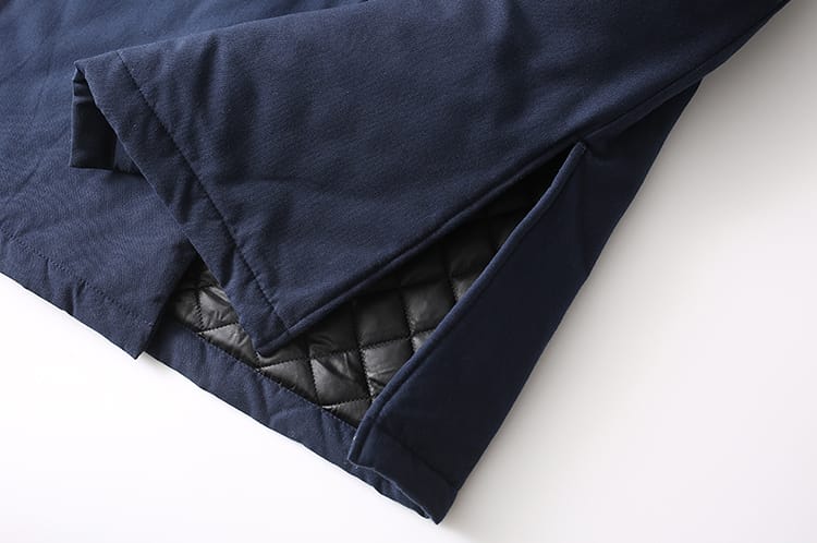 メンズの中華風の中綿コート