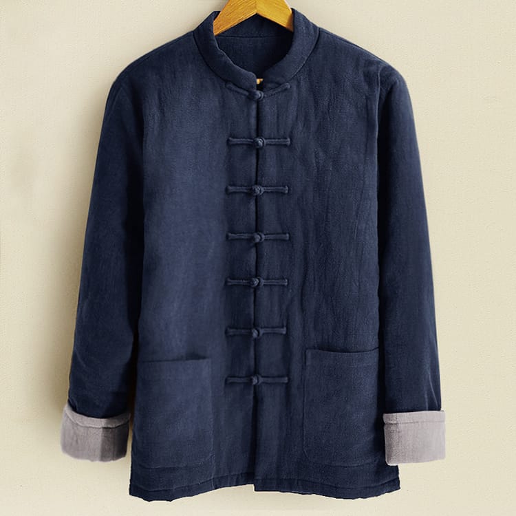 メンズの中綿チャイナ服