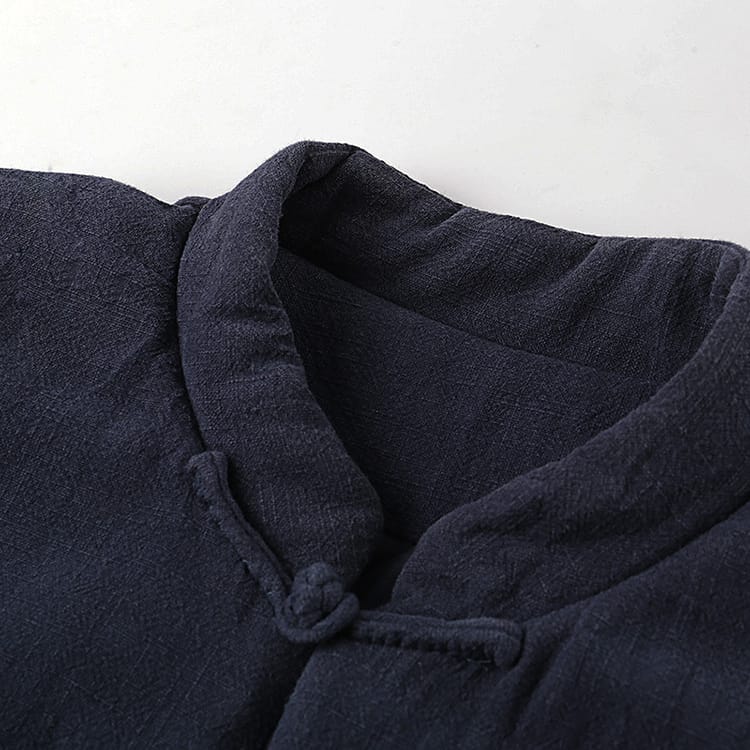 メンズの中綿チャイナジャケット