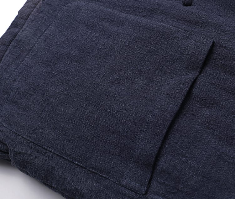 メンズの中華風中綿ジャケット