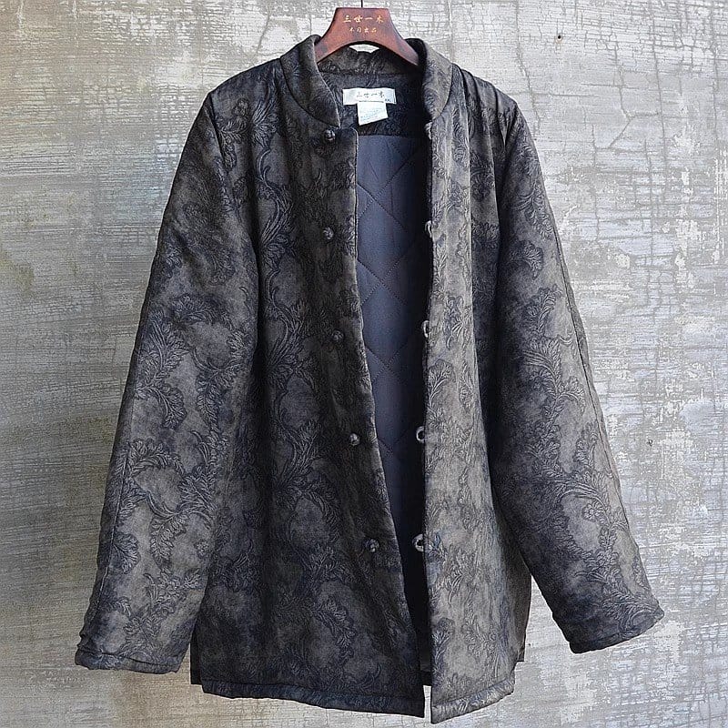 男性用の中綿チャイナジャケット