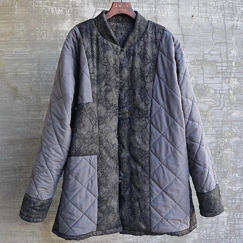 メンズの中綿漢服ジャケット