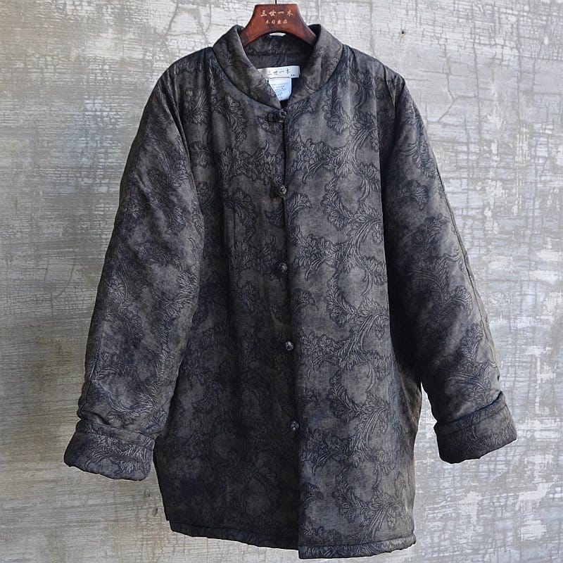 男性用の中華風中綿ジャケット