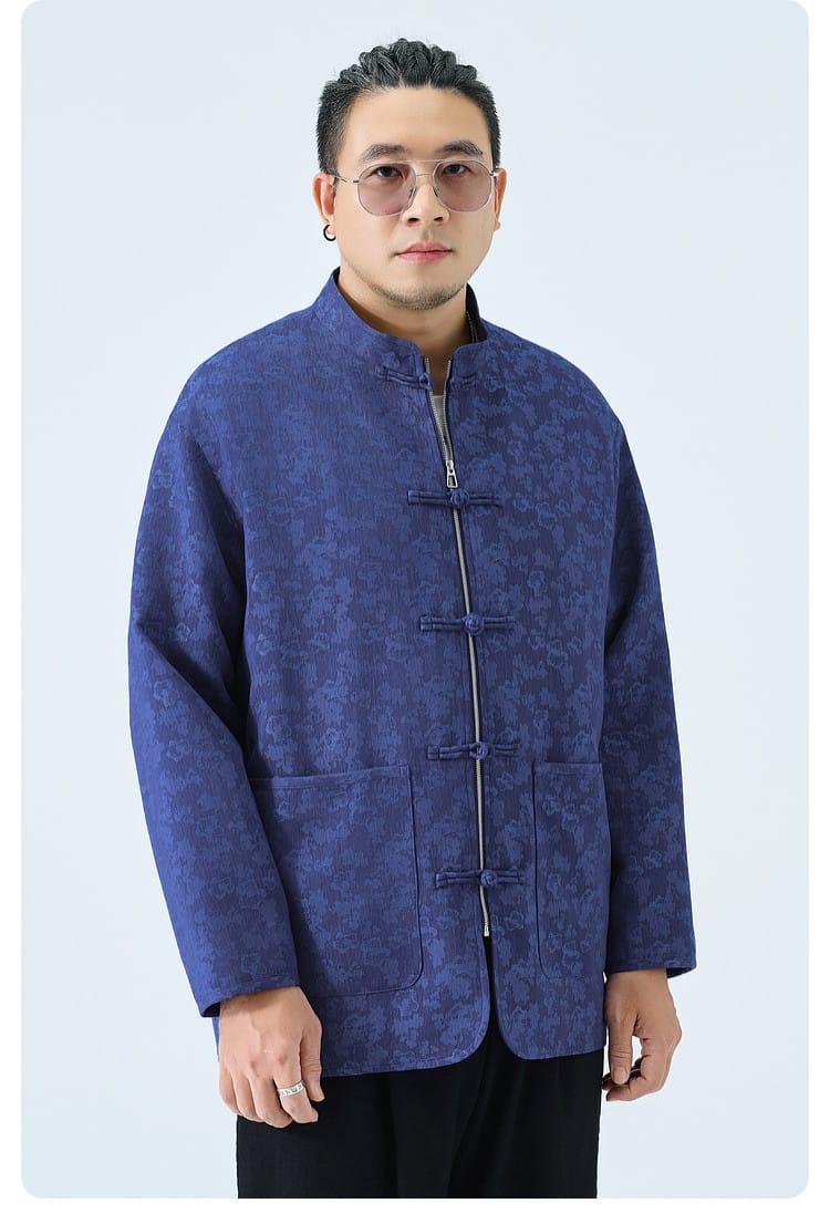 大きいサイズの男性用チャイナジャケット