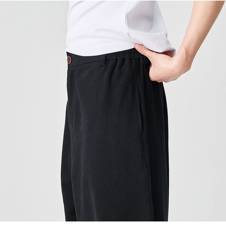 メンズのチャイナイージーパンツ