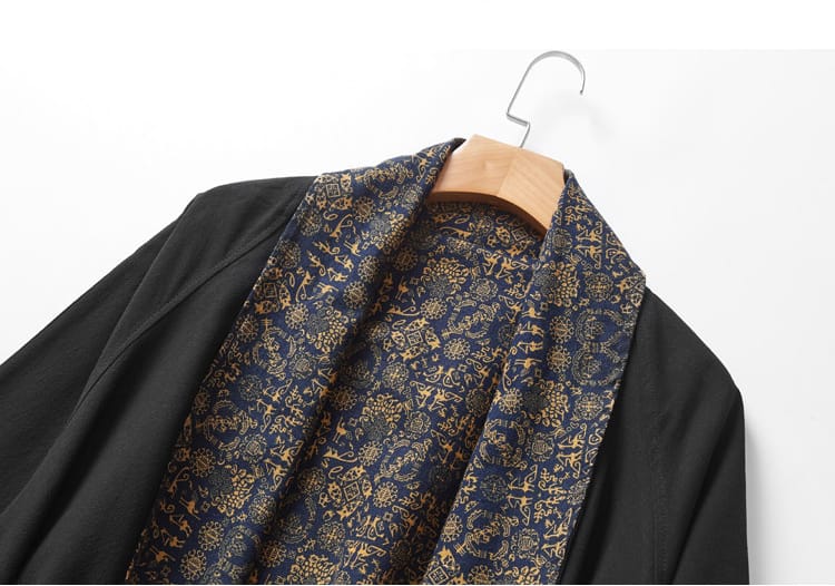 男性用のリバーシブルチャイナジャケット