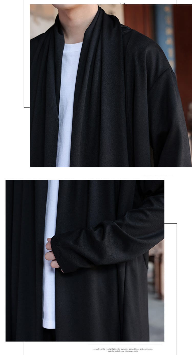 男性用のロング丈チャイナ服