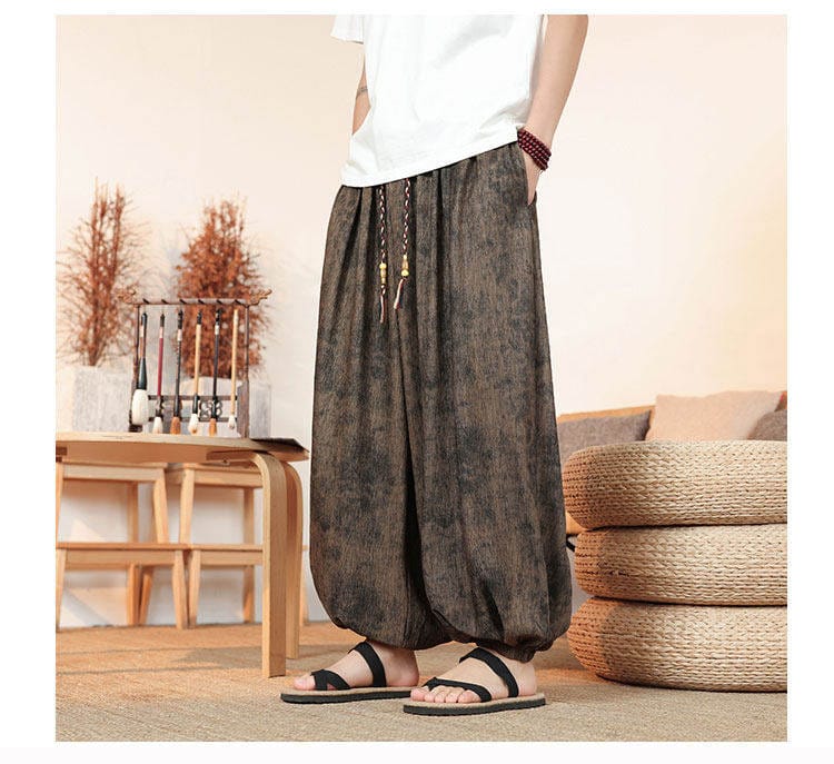 メンズのチャイナパンツ