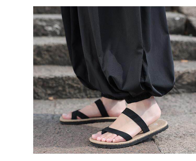 チャイナ風のバルーンパンツ