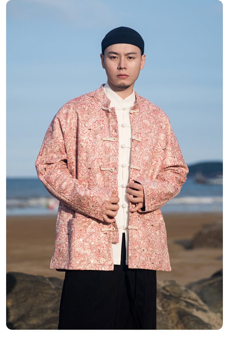 男性用のチャイナカジュアルウェア