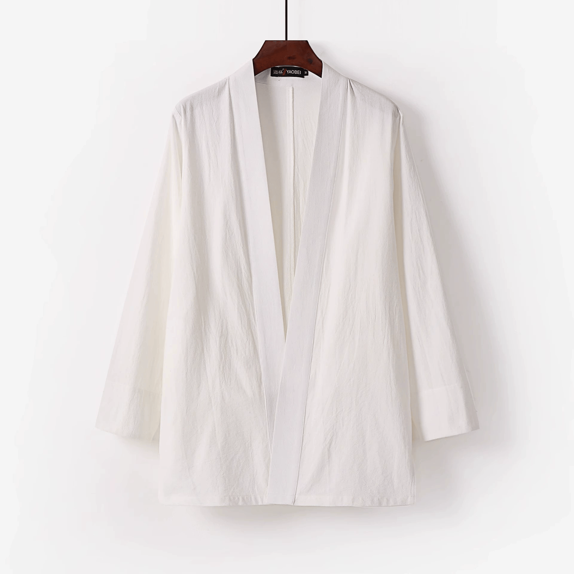 男性用の大きいサイズ中華風カーディガン