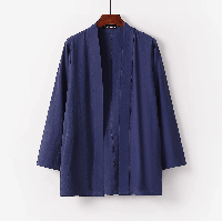 男性の肥満体型カンフーカーディガン