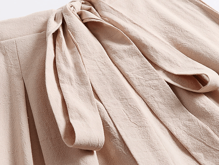 メンズの綿麻ゆったりカンフーパンツ