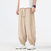 メンズのがっちり体型バルーンチャイナパンツ