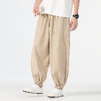 メンズのがっちり体型バルーンチャイナイージーパンツ