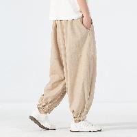 メンズの大きいサイズのカンフーパンツ