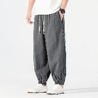 メンズの大きいサイズの唐装バルーンパンツ