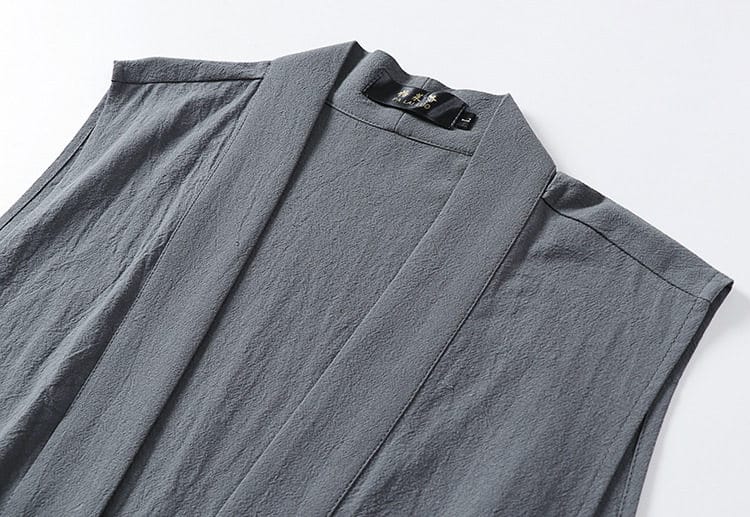 メンズの大きいサイズチャイナベスト