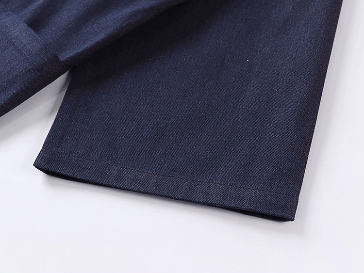 メンズのがっちり体型リバーシブル中華服