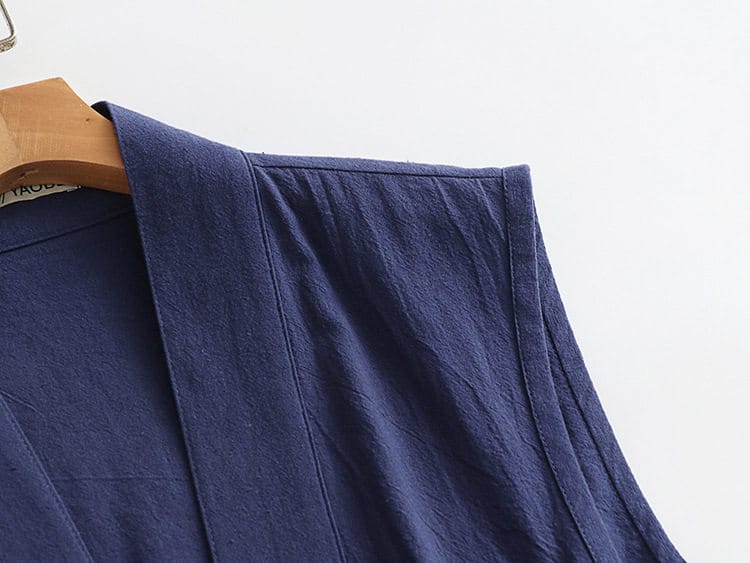 メンズの大きいサイズチャイナベスト