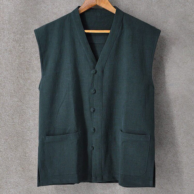 メンズのチャイナベスト