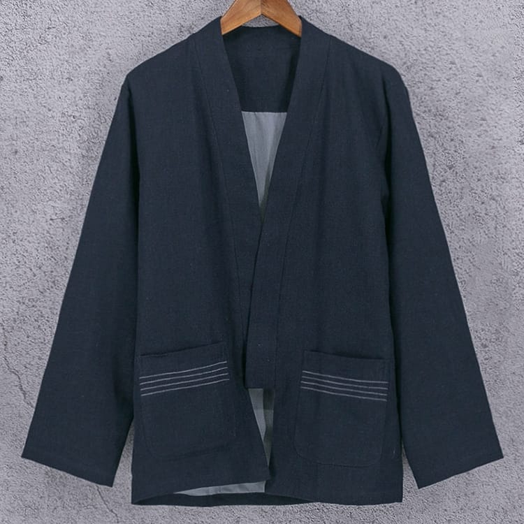 メンズのチャイナジャケットカーディガン