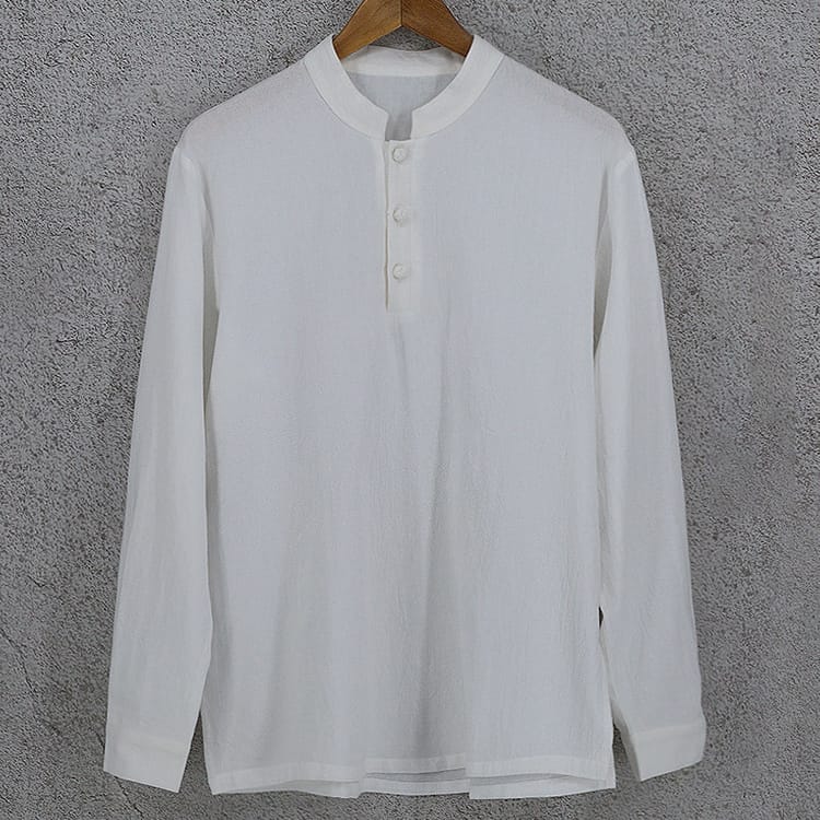 メンズのチャイナTシャツ