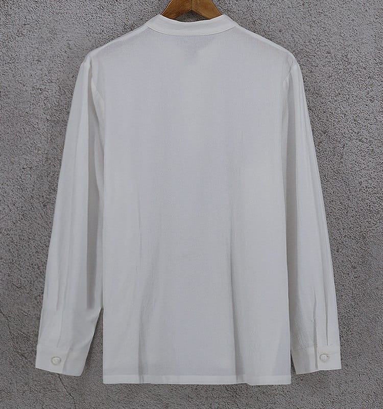 メンズの中華風カジュアルTシャツ