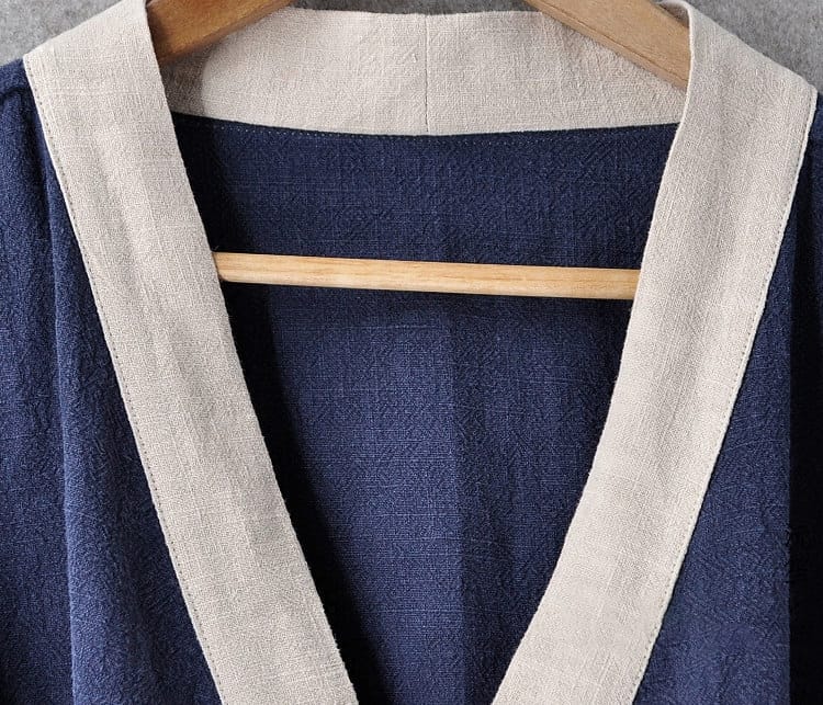 メンズの中国の漢服ジャケットローブ