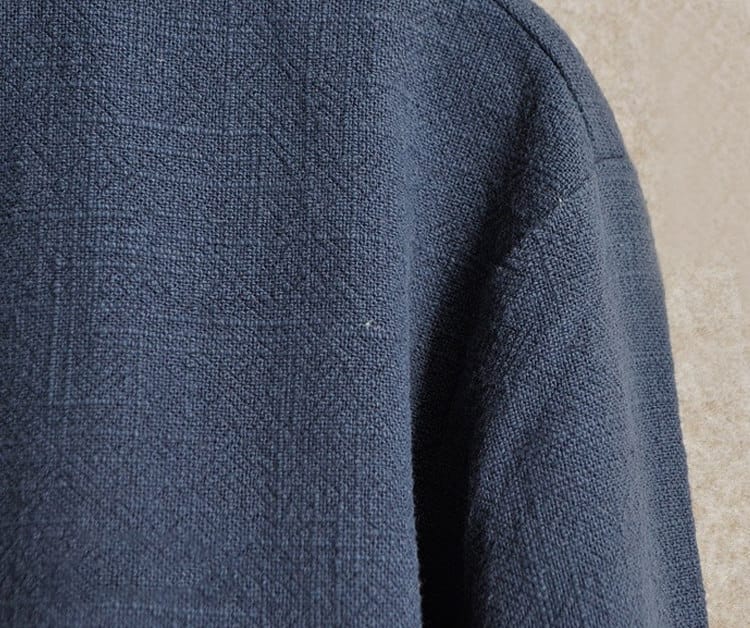 メンズの中国のカンフーミドル丈ジャケット