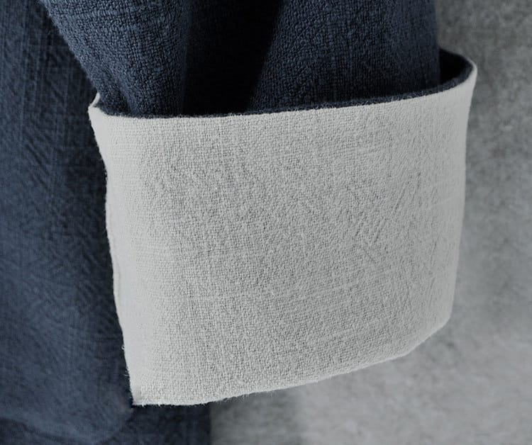 男性用の中華風カジュアルミドル丈ジャケット