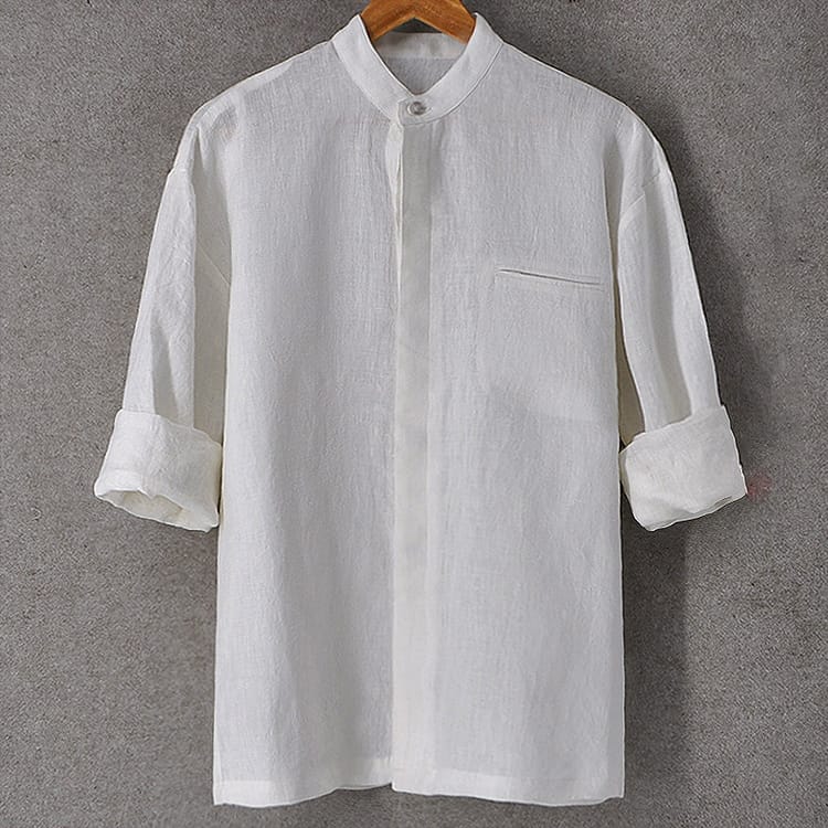 メンズのチャイナシャツ