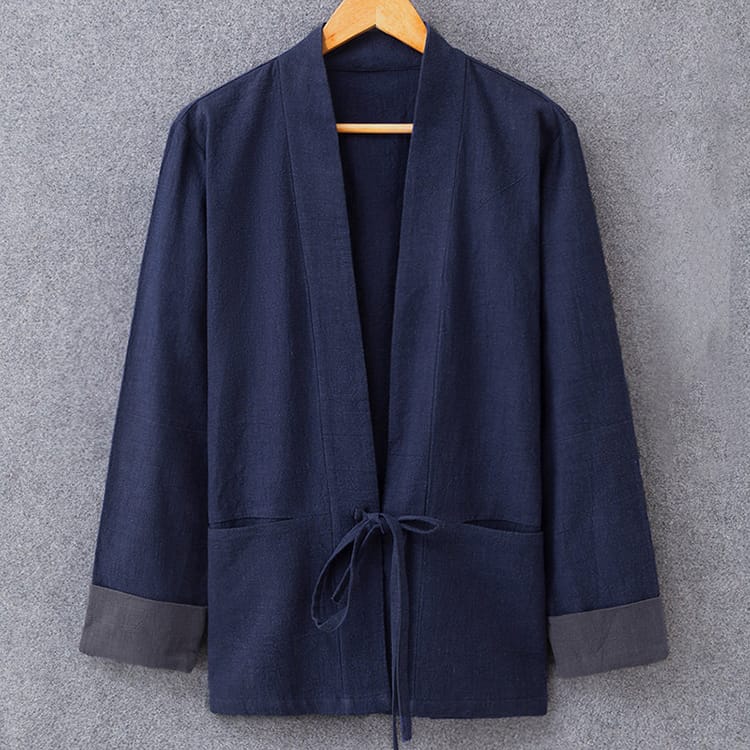 メンズのチャイナジャケットカーディガン